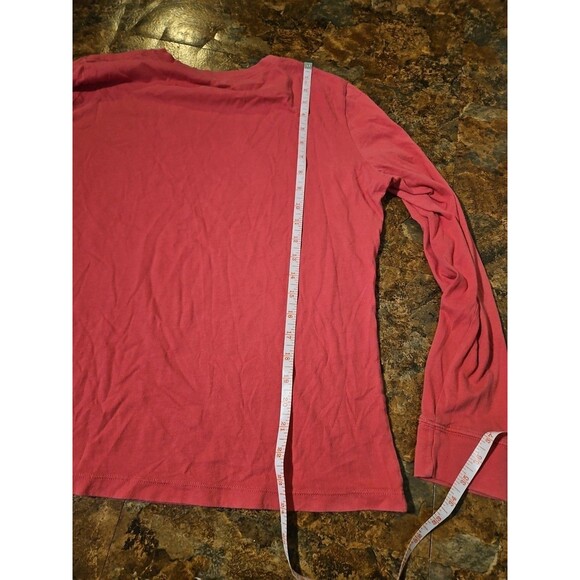 NIKE‎ Long Sleeve Tshirt Pink Swoosh Womens Large (A44) - Picture 6 of 6